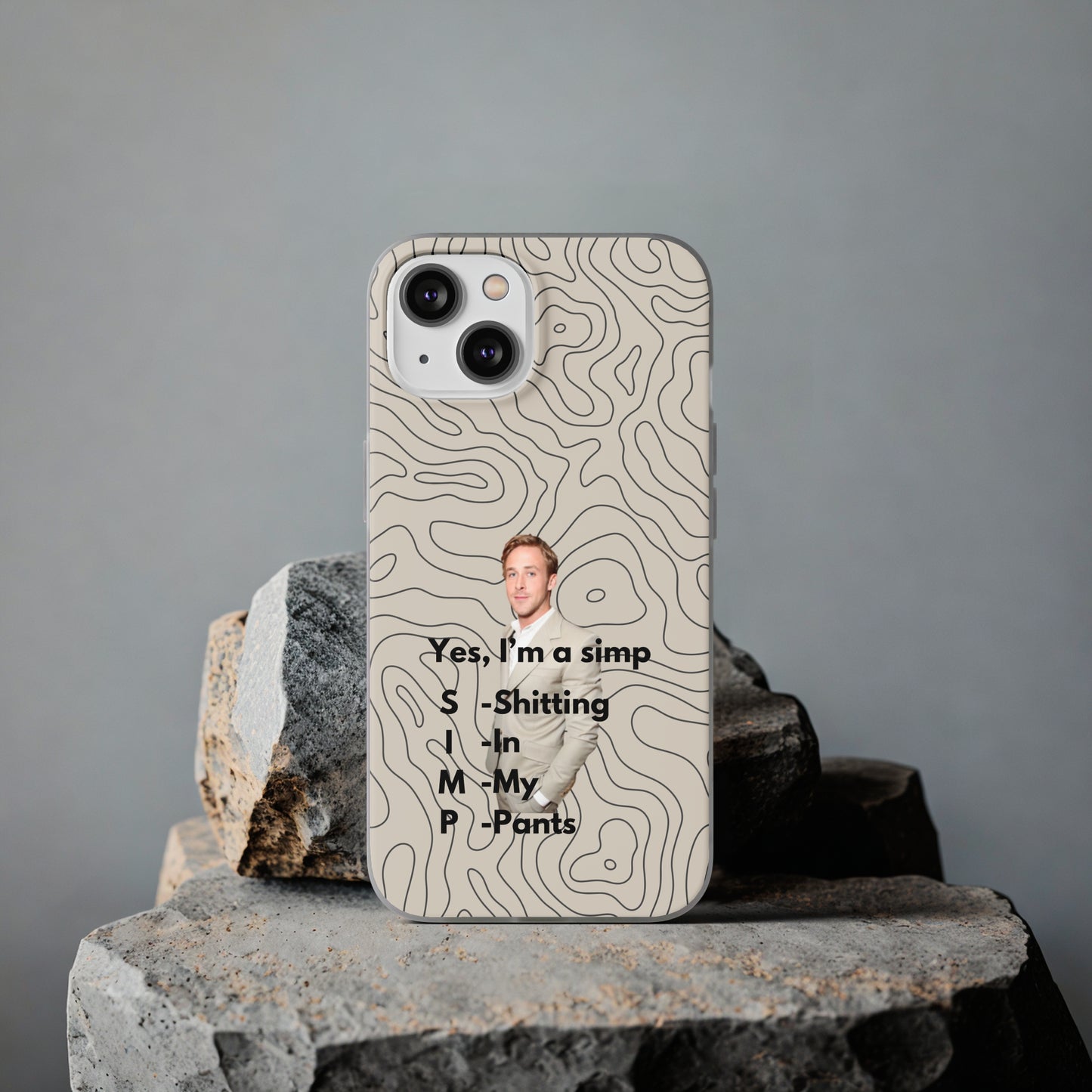 "Yes, I'm a simp" High Quality Phone Case