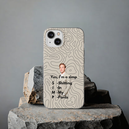 "Yes, I'm a simp" High Quality Phone Case