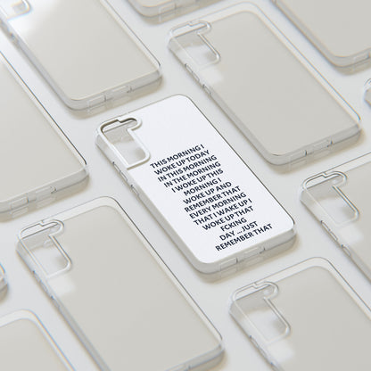 "THIS MORNING" High Quality Phone Case