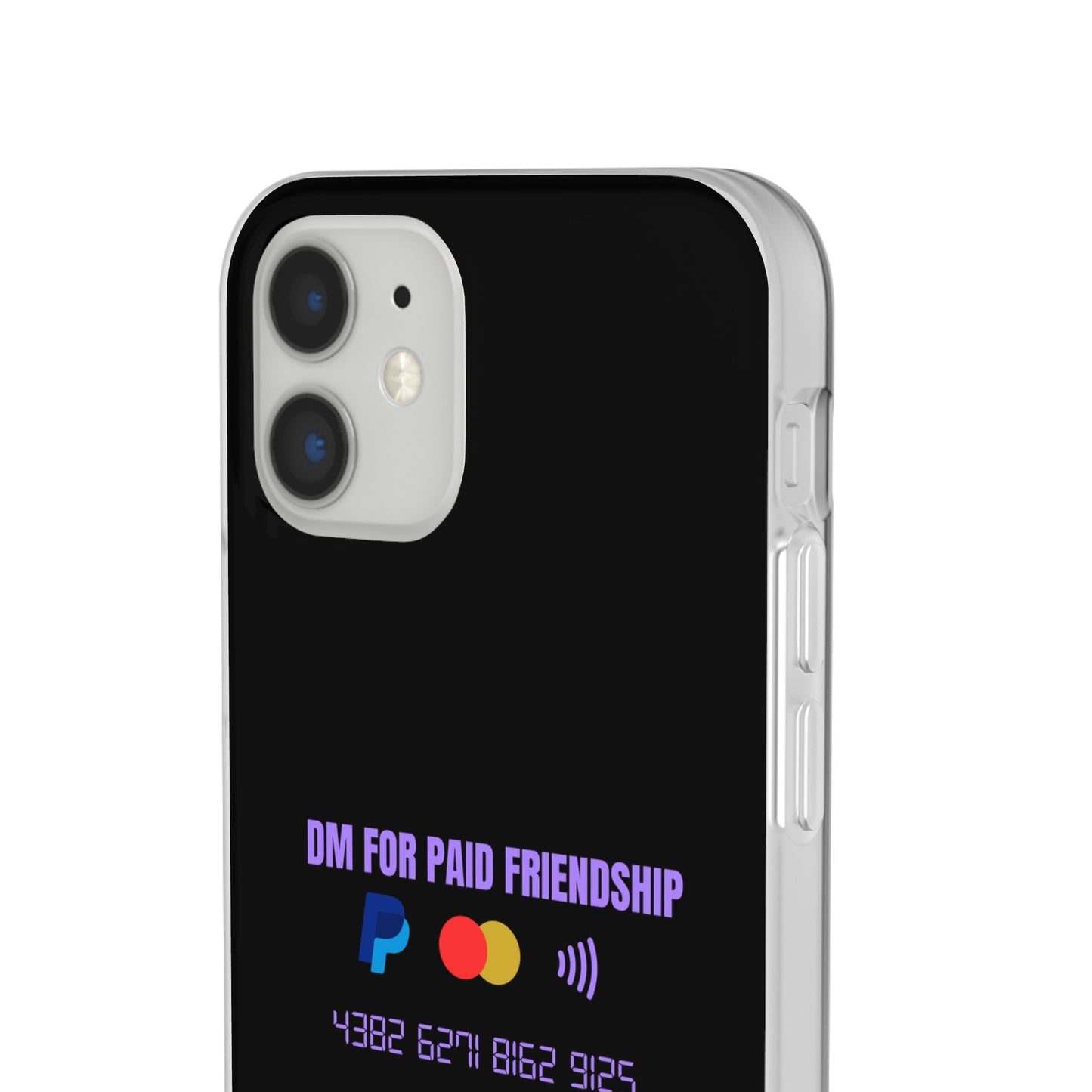 "DM for paid friendship" High Quality Phone Case