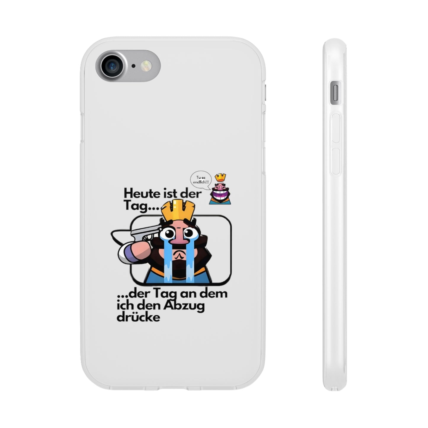 "Heute ist der Tag ... der Tag an dem ich den Abzug drücke" High Quality Phone Case