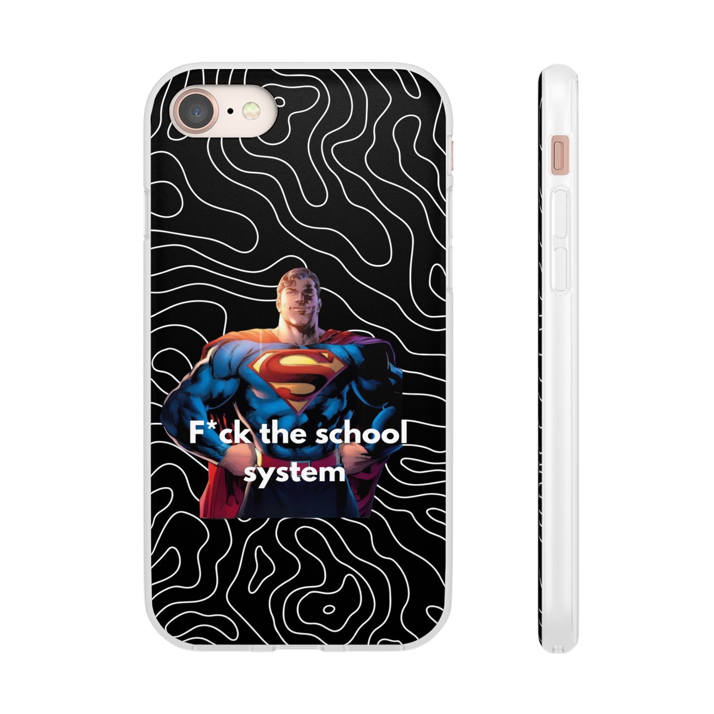 "F*ck the school system" High Quality Phone Case