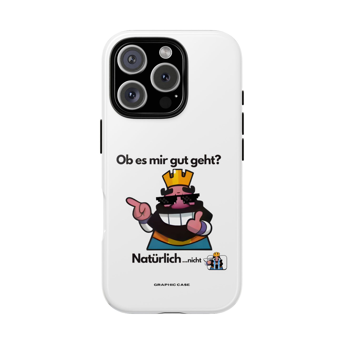 "Ob es mir gut geht?" Premium Quality Phone Case