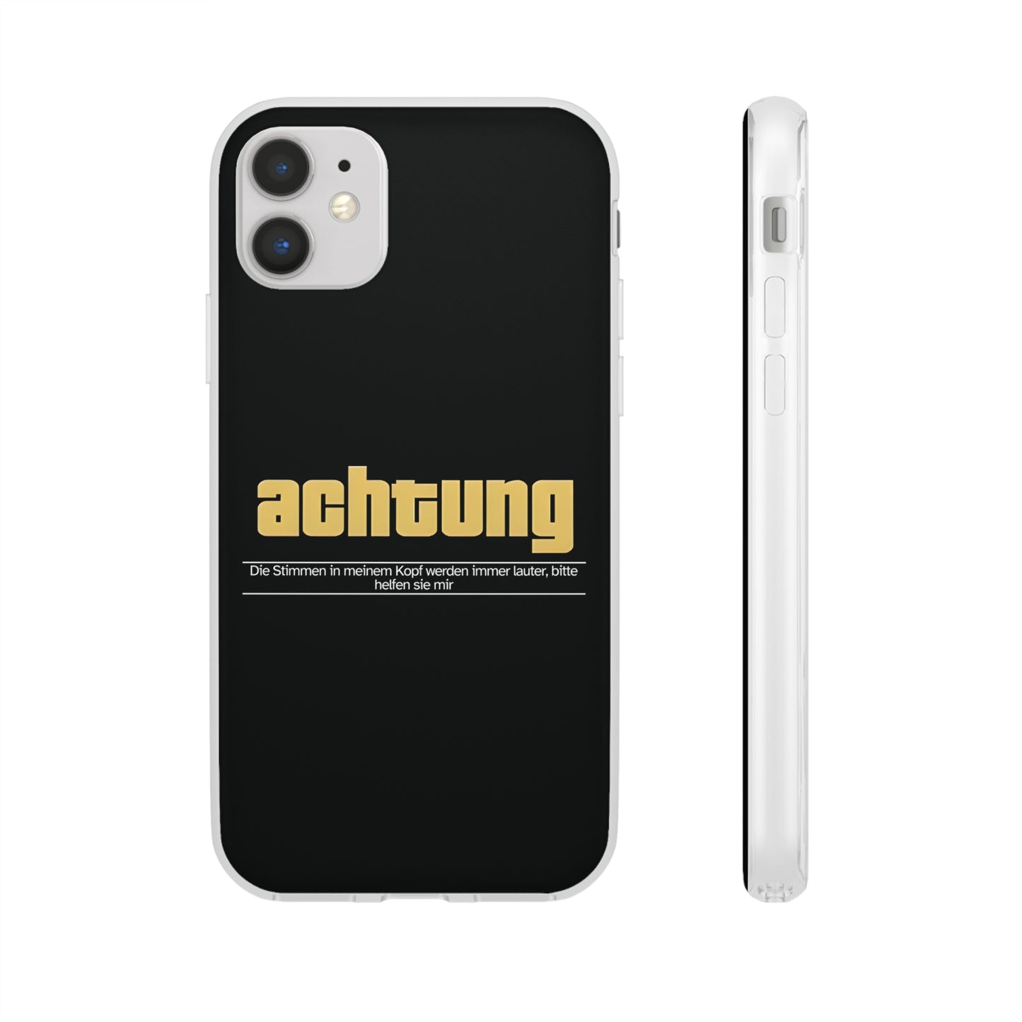 "Achtung (Stimmen)" High Quality Phone Case