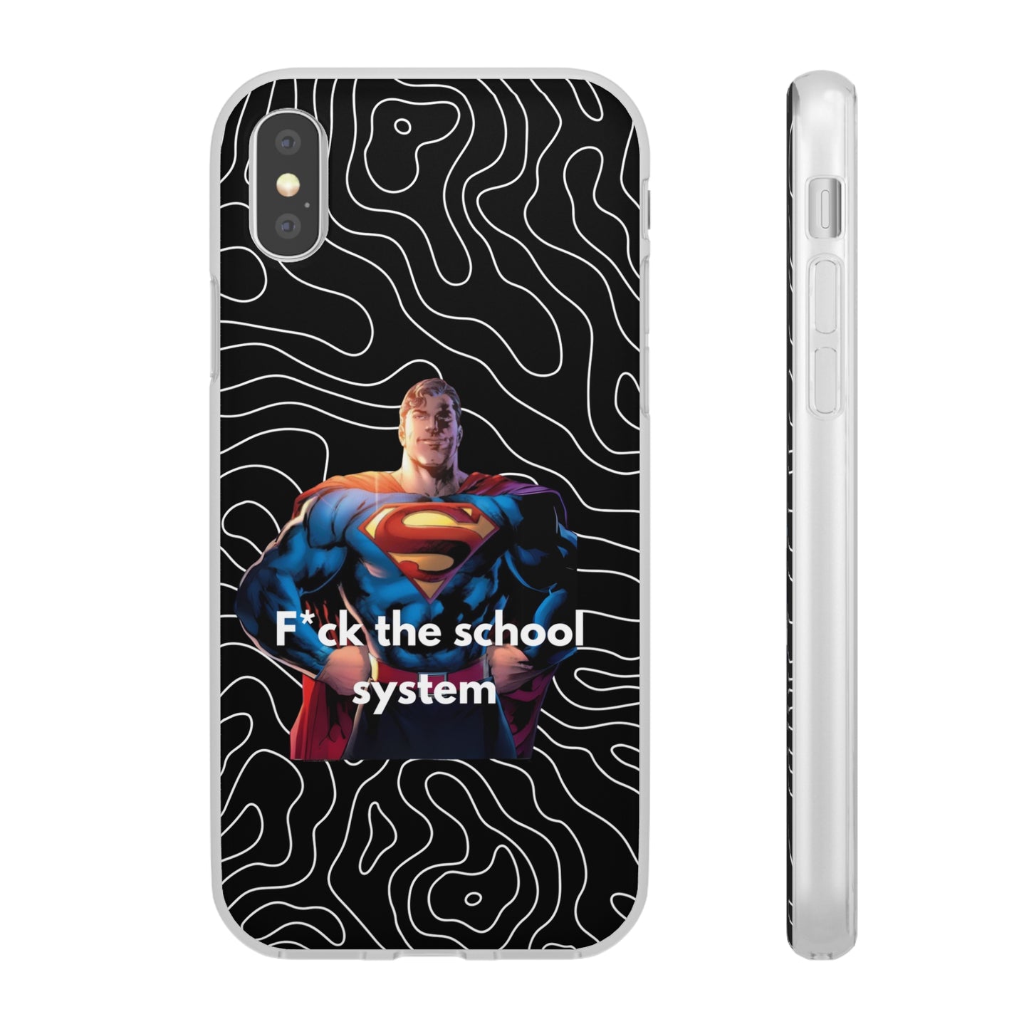 "F*ck the school system" High Quality Phone Case