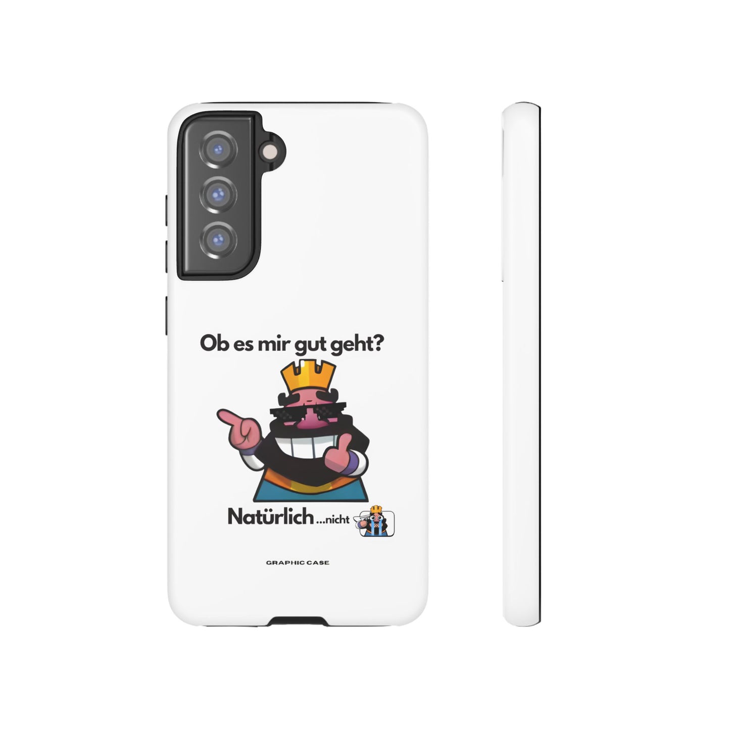 "Ob es mir gut geht?" Premium Quality Phone Case