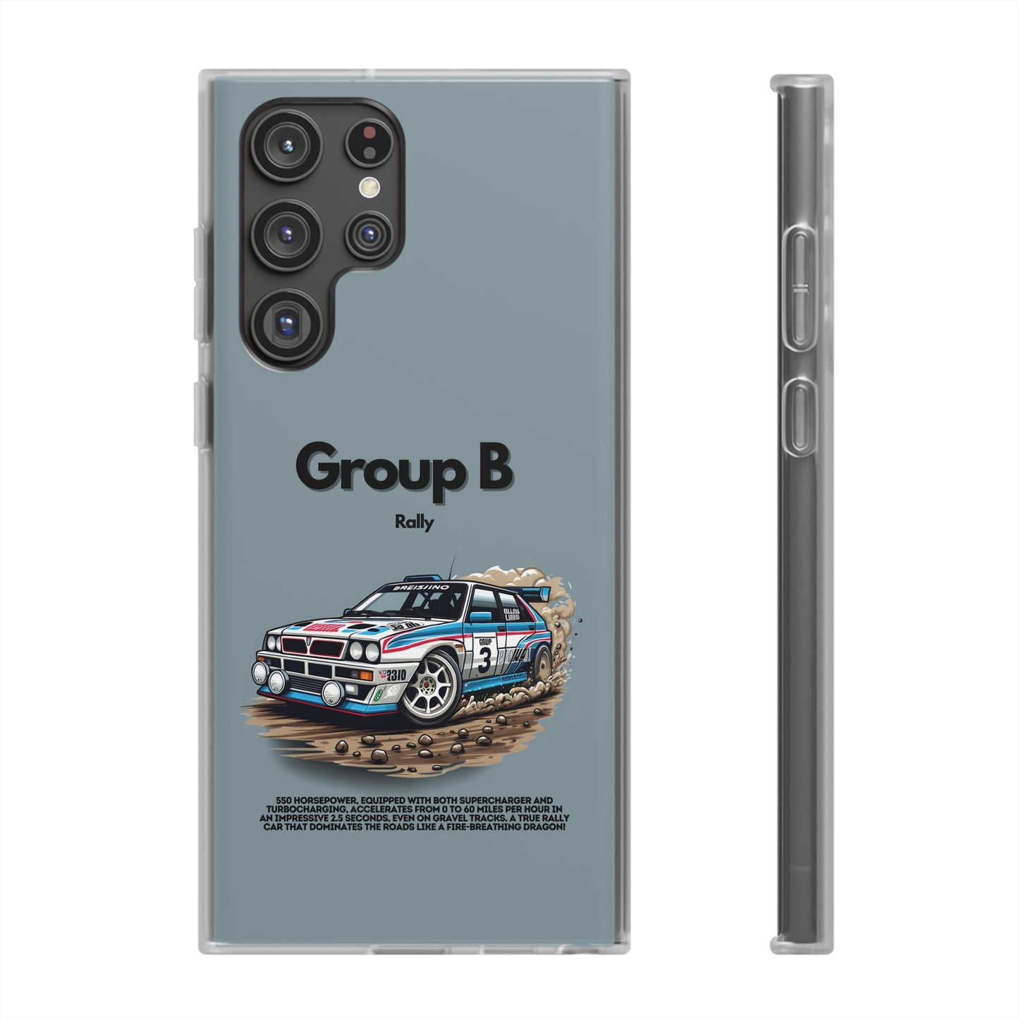 "Group B Rally Delta S4" High Quality Phone Case