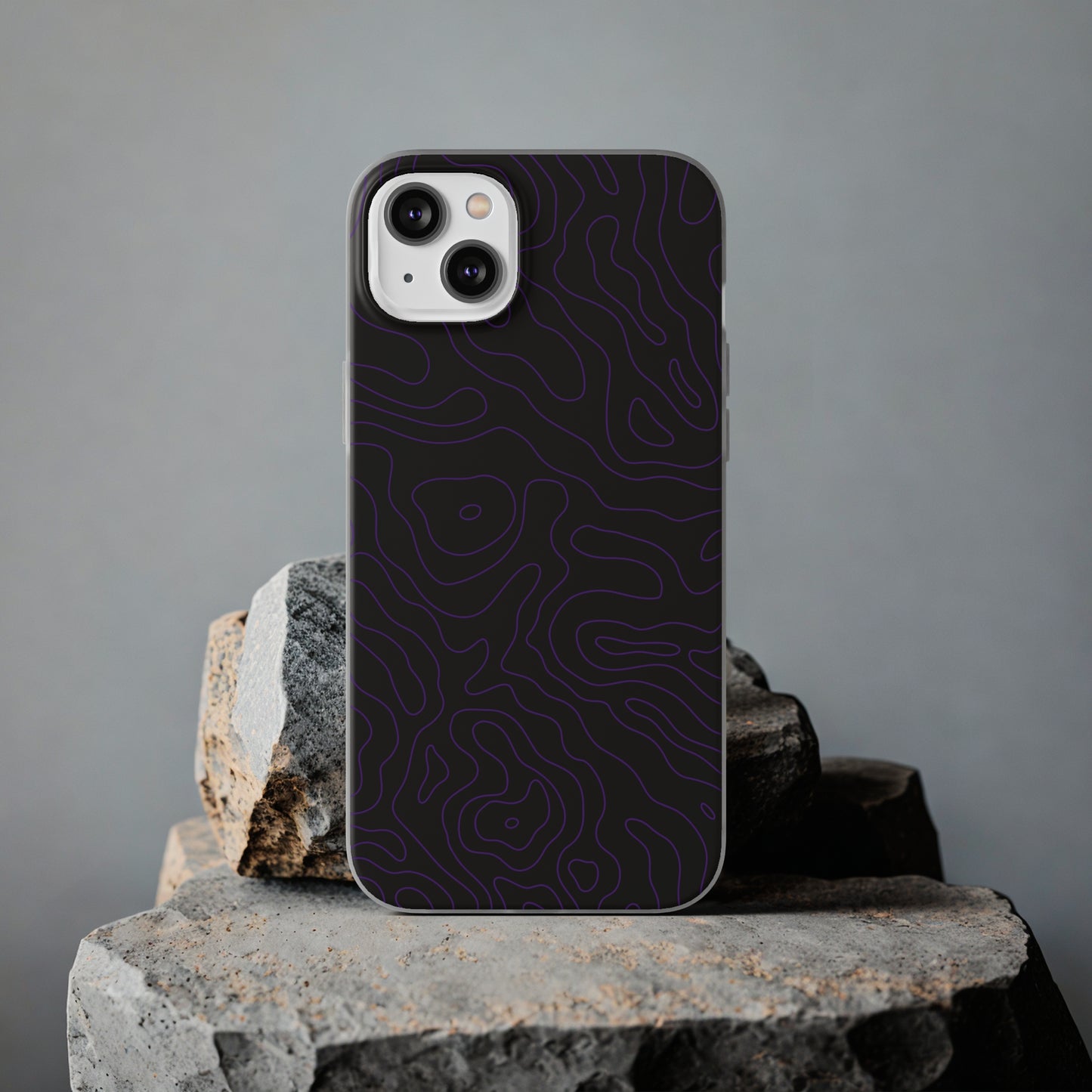 "Purple Topography" High Quality Phone Case