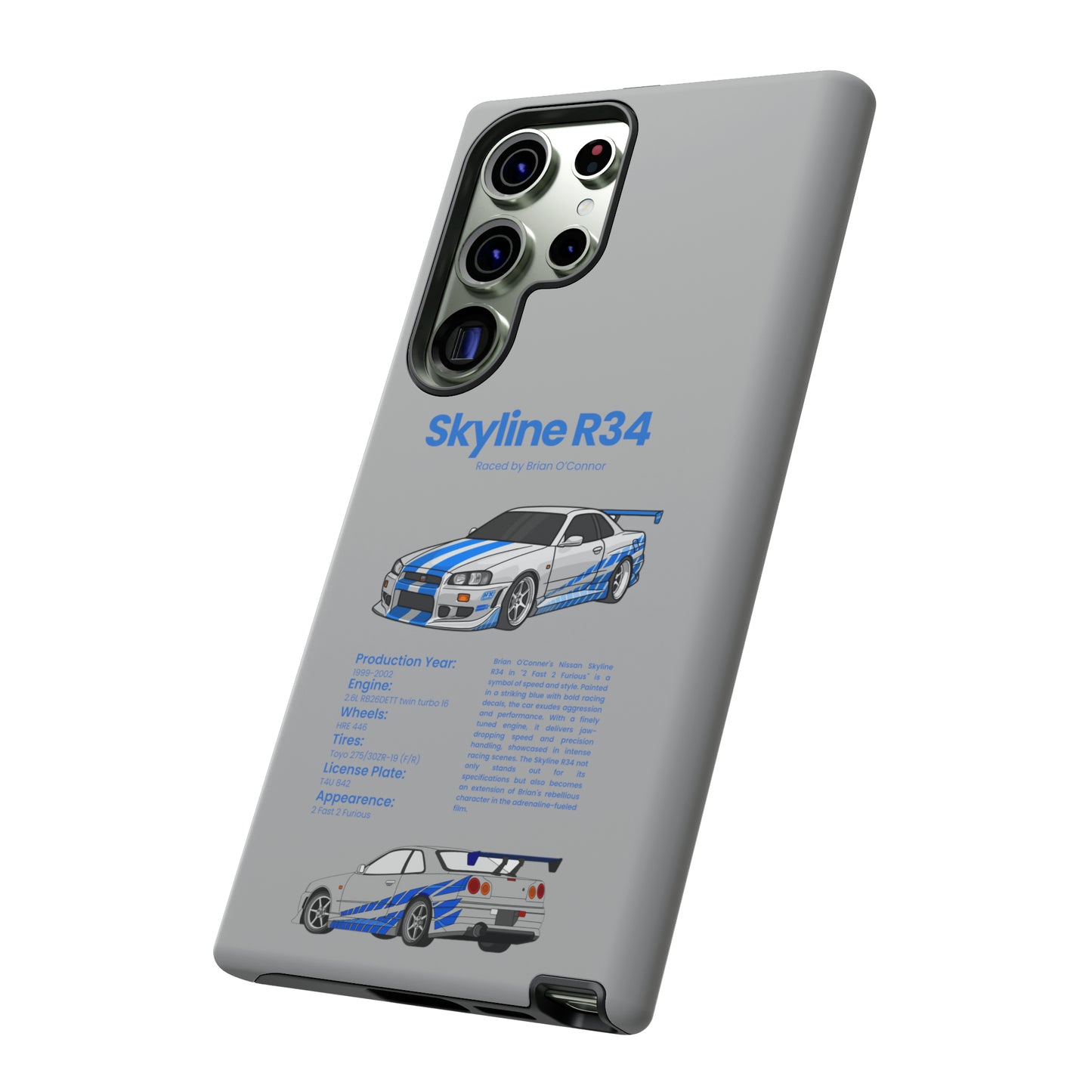 "Skyline R34" Premium Quality Phone Case