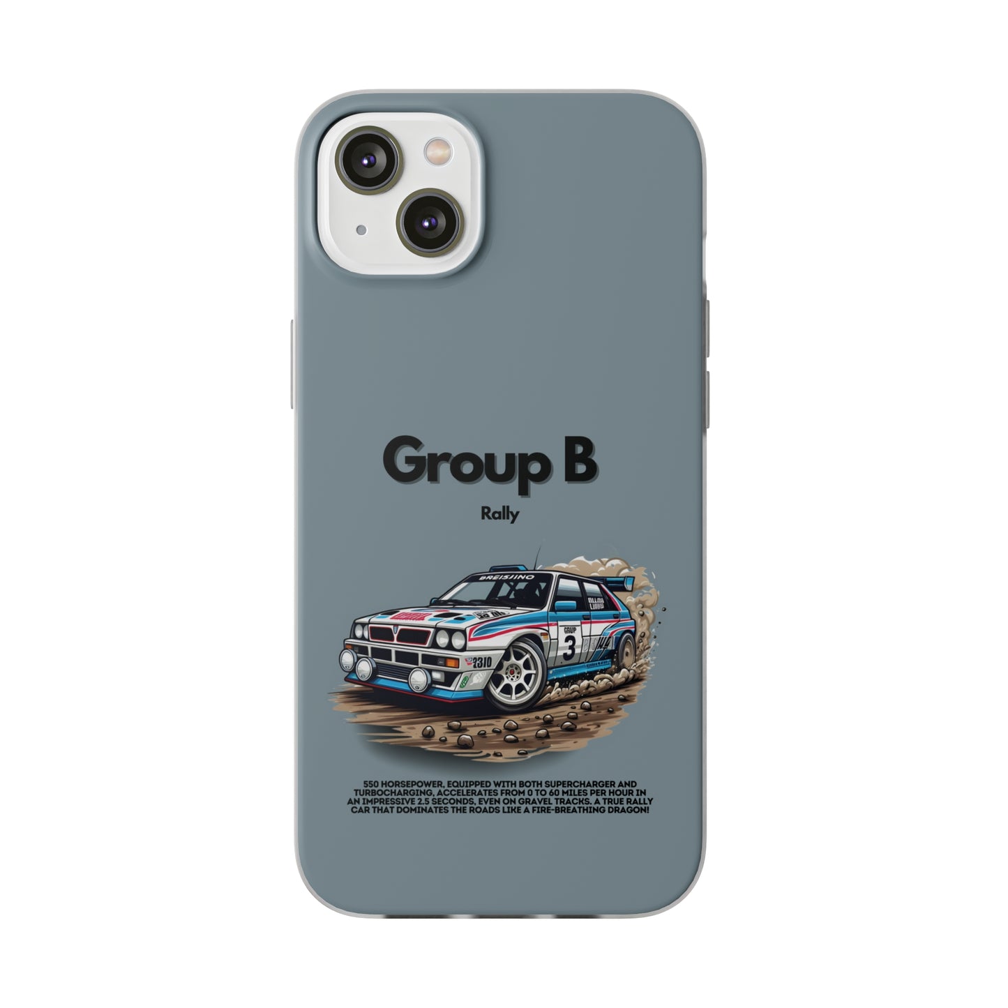 "Group B Rally Delta S4" High Quality Phone Case