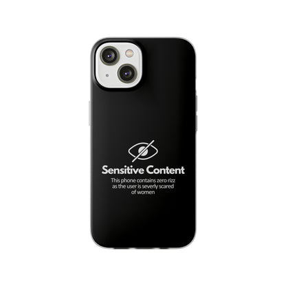 "Sensitive Content" High Quality Phone Case