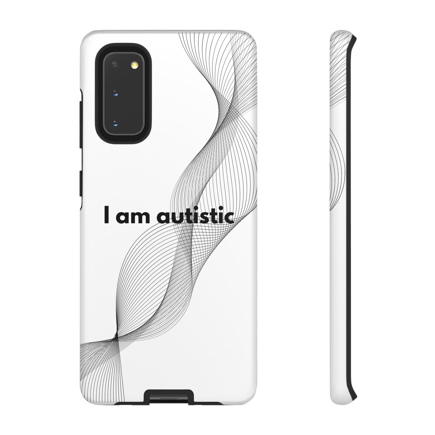 "I am autistic" Premium Quality Phone Case