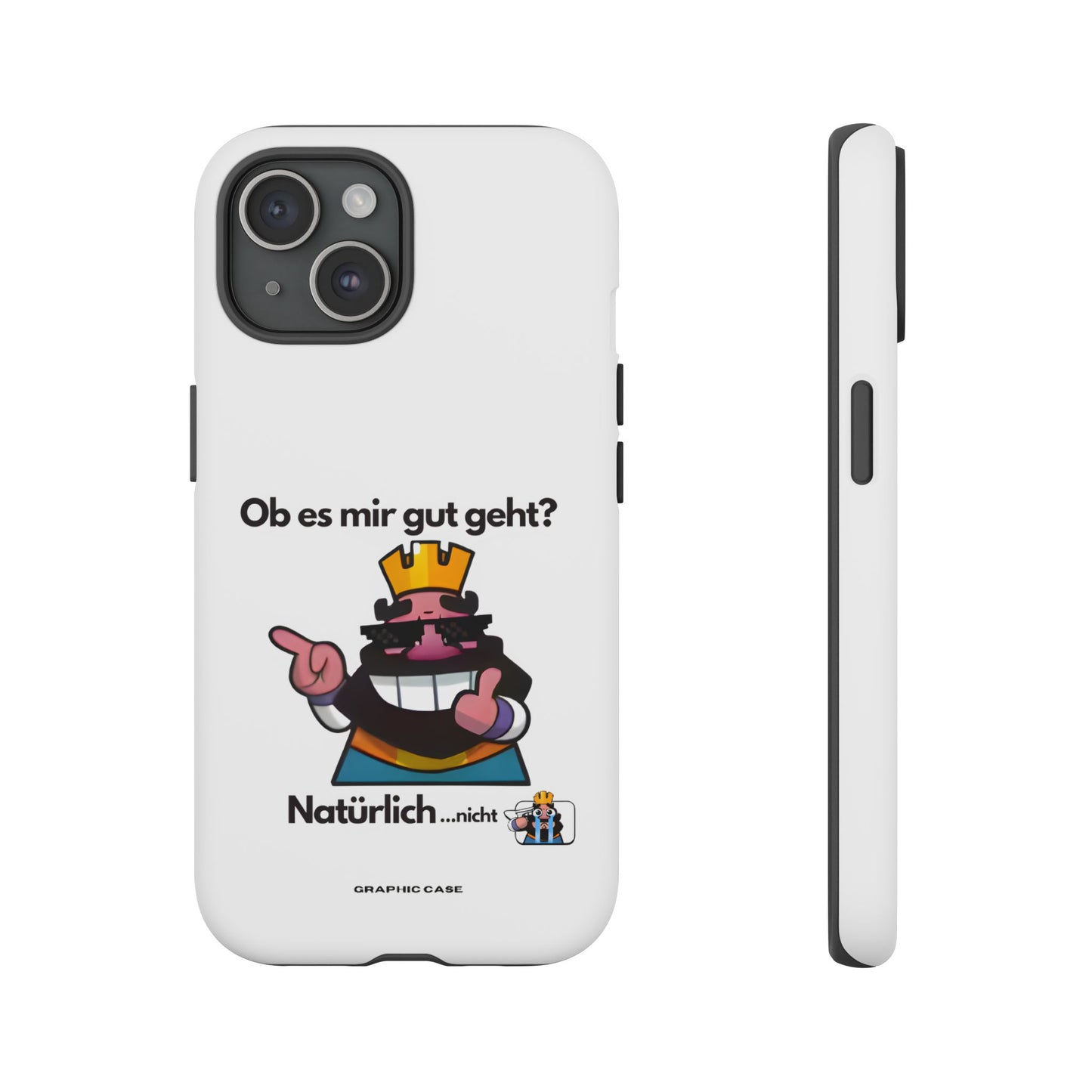 "Ob es mir gut geht?" Premium Quality Phone Case