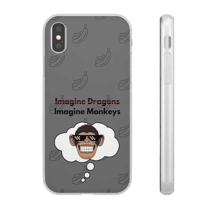 "Imagine Monkeys" High Quality Phone Case