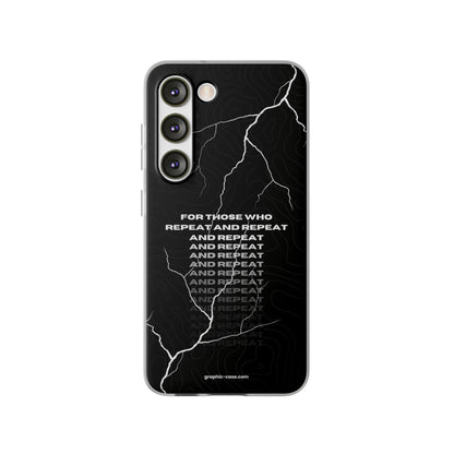 "For those who repeat and repeat..." High Quality Phone Case