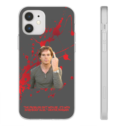 Dexter Middle Finger High Quality Phone Case