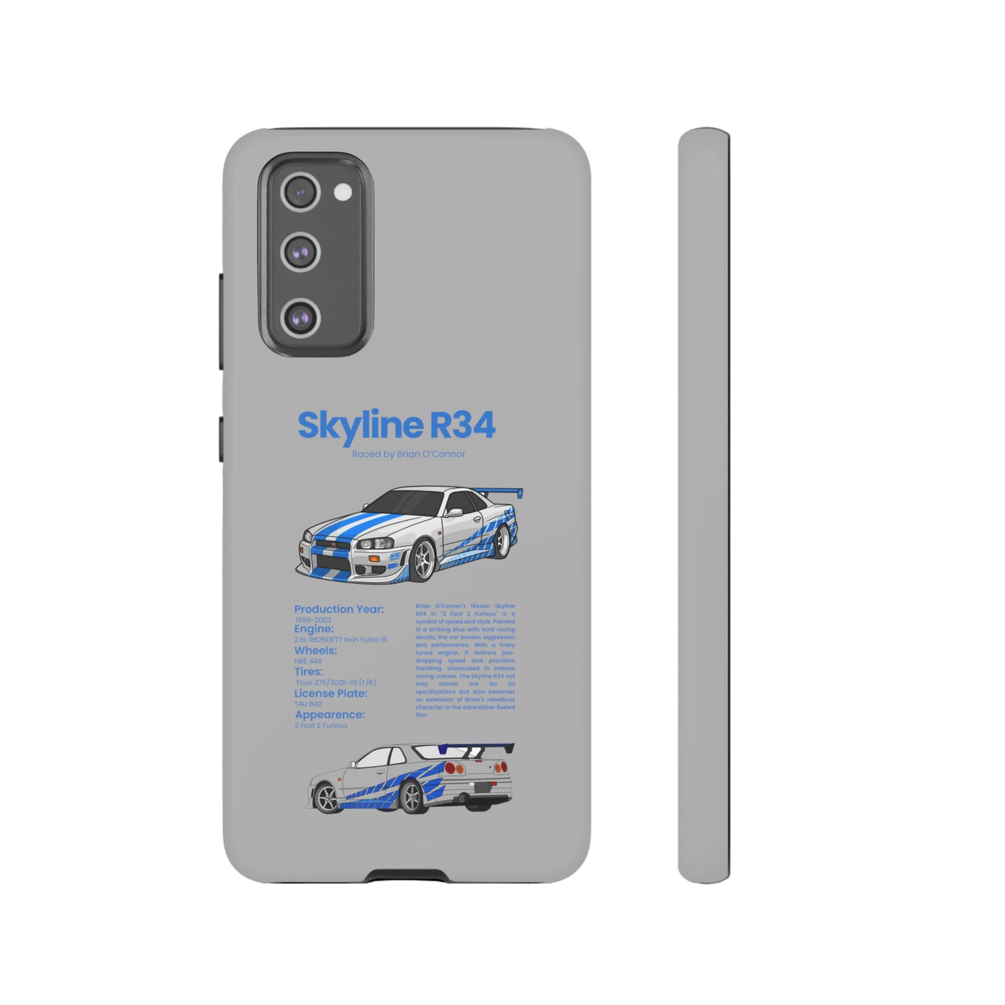 "Skyline R34" Premium Quality Phone Case