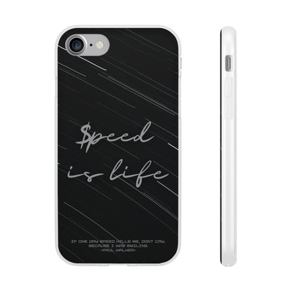 "Speed is life" High Quality Phone Case