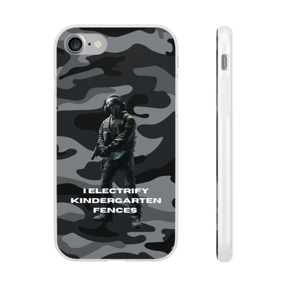 "I electrify kindergarten fences" High Quality Phone Case