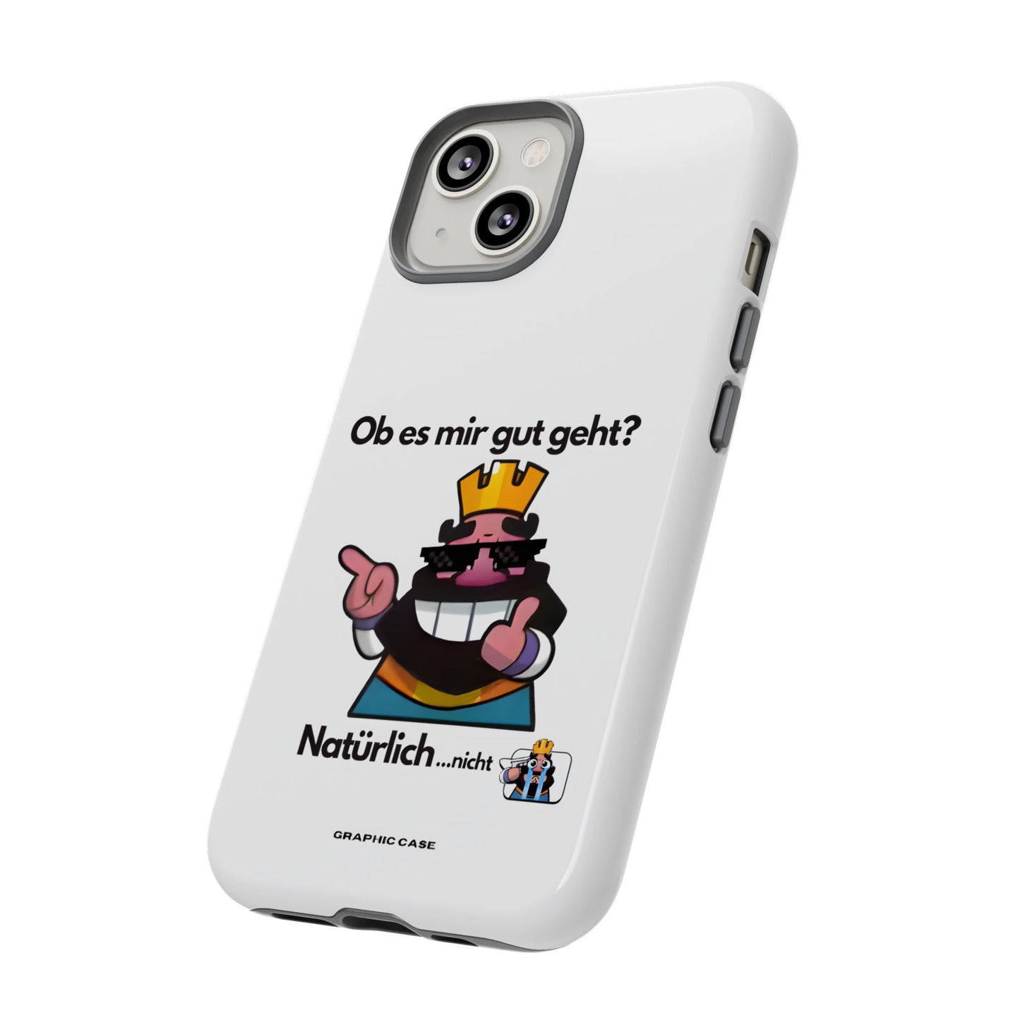 "Ob es mir gut geht?" Premium Quality Phone Case