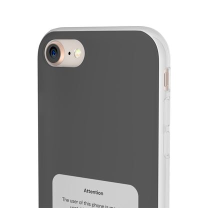 "Attention Notification" High Quality Phone Case