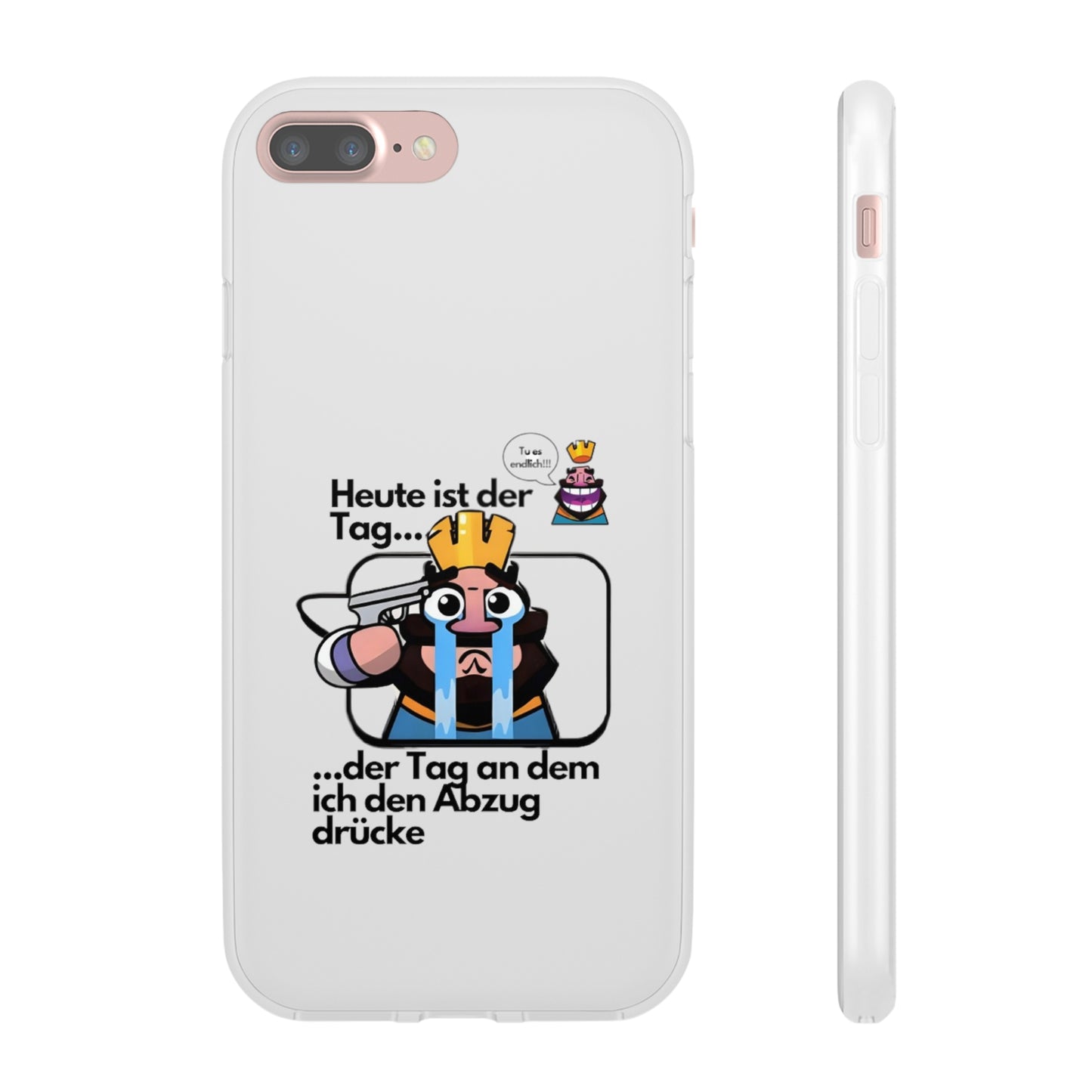 "Heute ist der Tag ... der Tag an dem ich den Abzug drücke" High Quality Phone Case