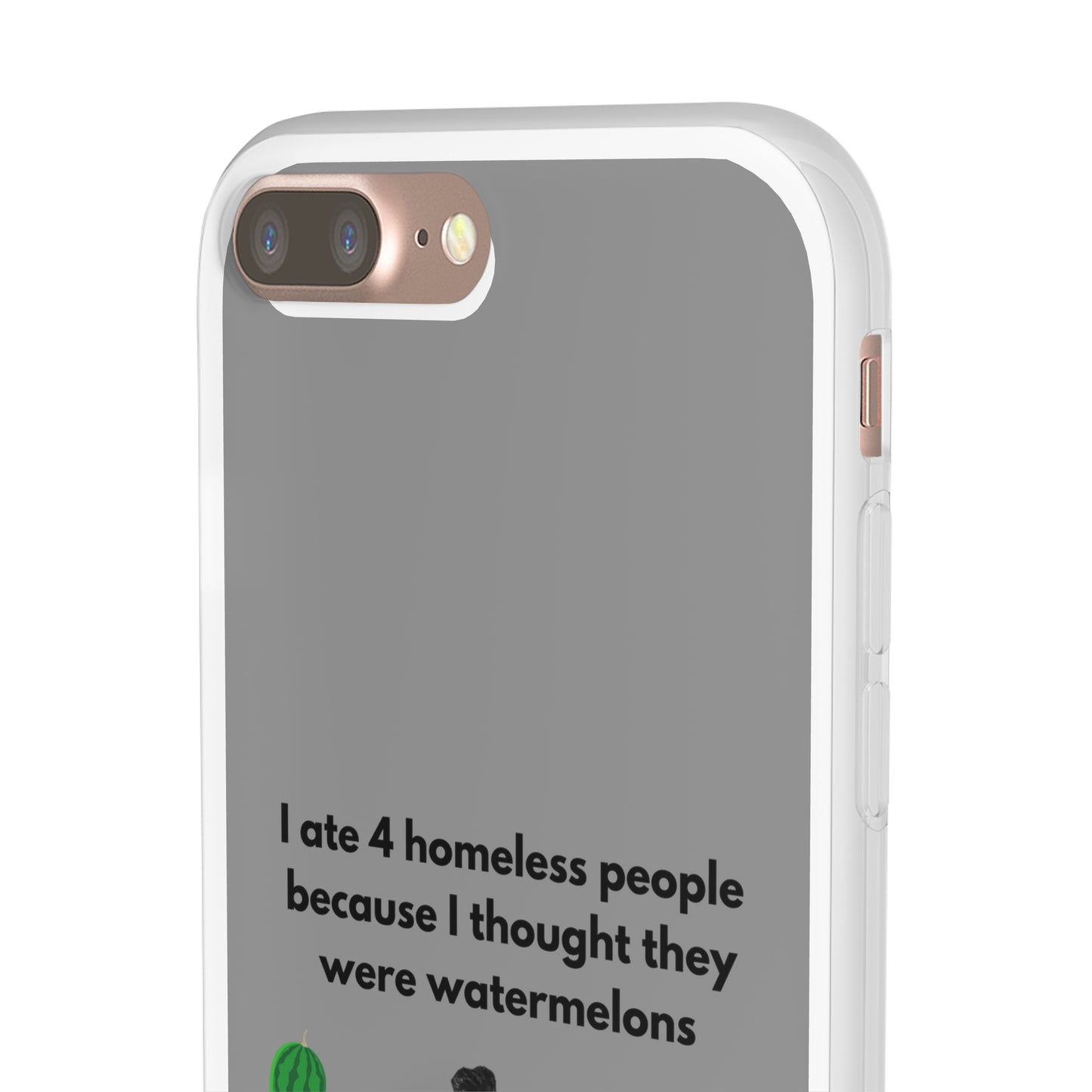 "I ate 4 homeless people" High Quality Phone Cases