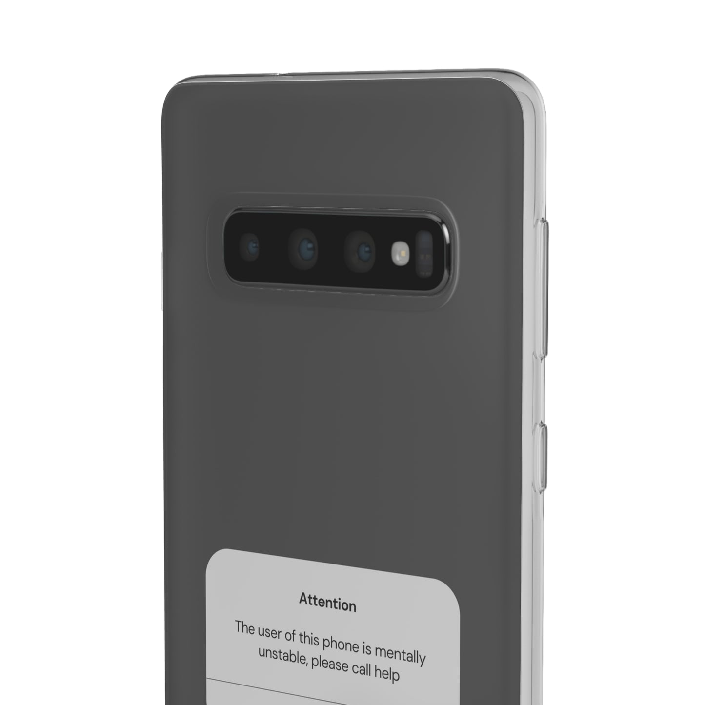 "Attention Notification" High Quality Phone Case