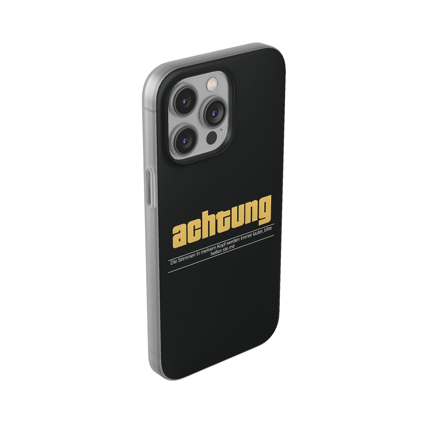 "Achtung (Stimmen)" High Quality Phone Case