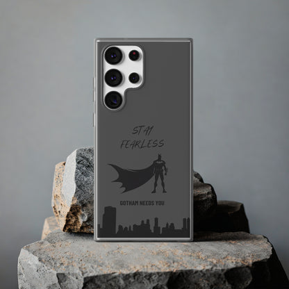 "Stay fearless, Gotham needs you" High Quality Phone Case