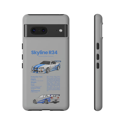 "Skyline R34" Premium Quality Phone Case