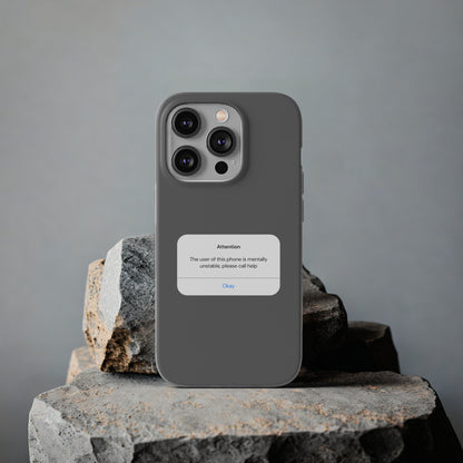 "Attention Notification" High Quality Phone Case