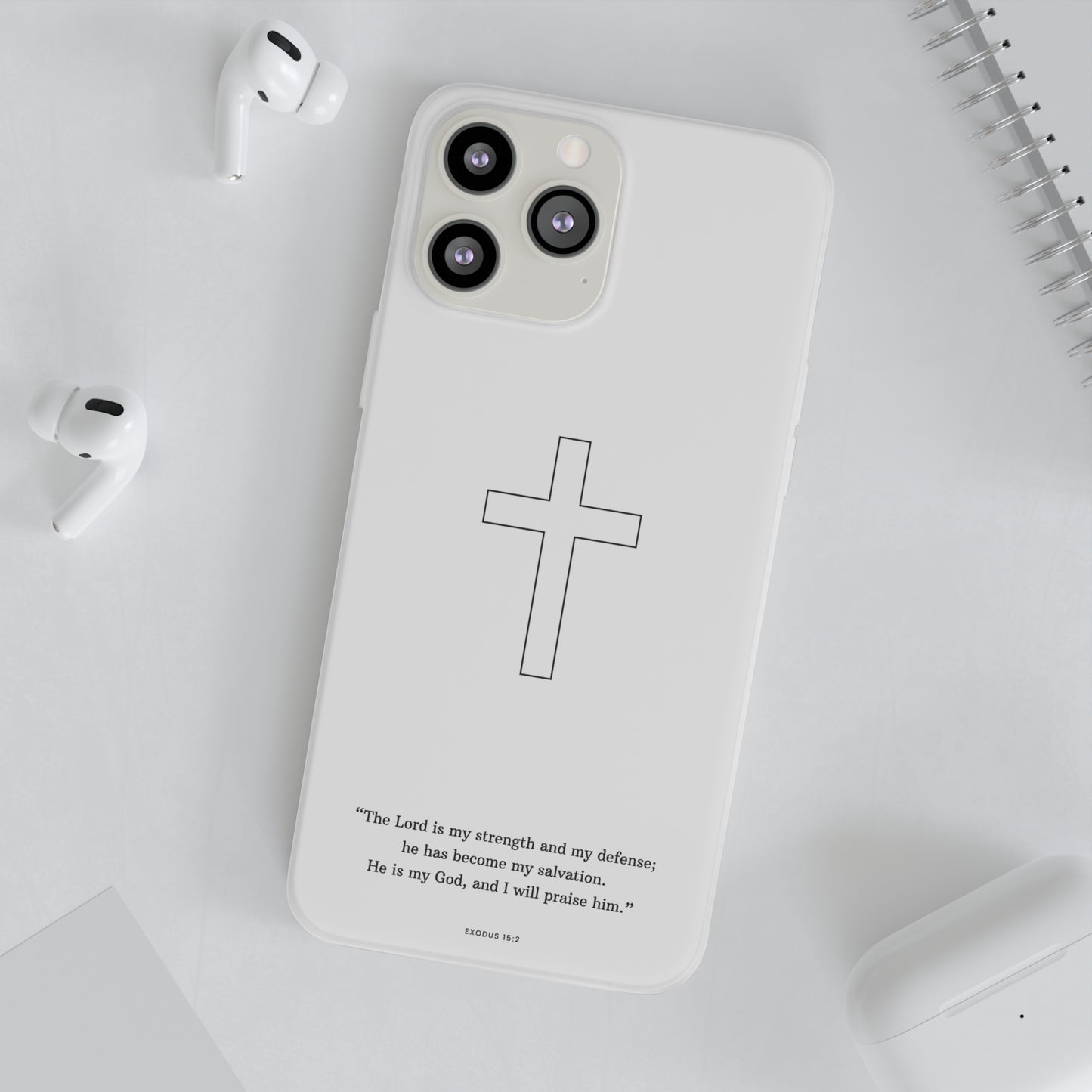 "Exodus 15:2" High Quality Phone Case