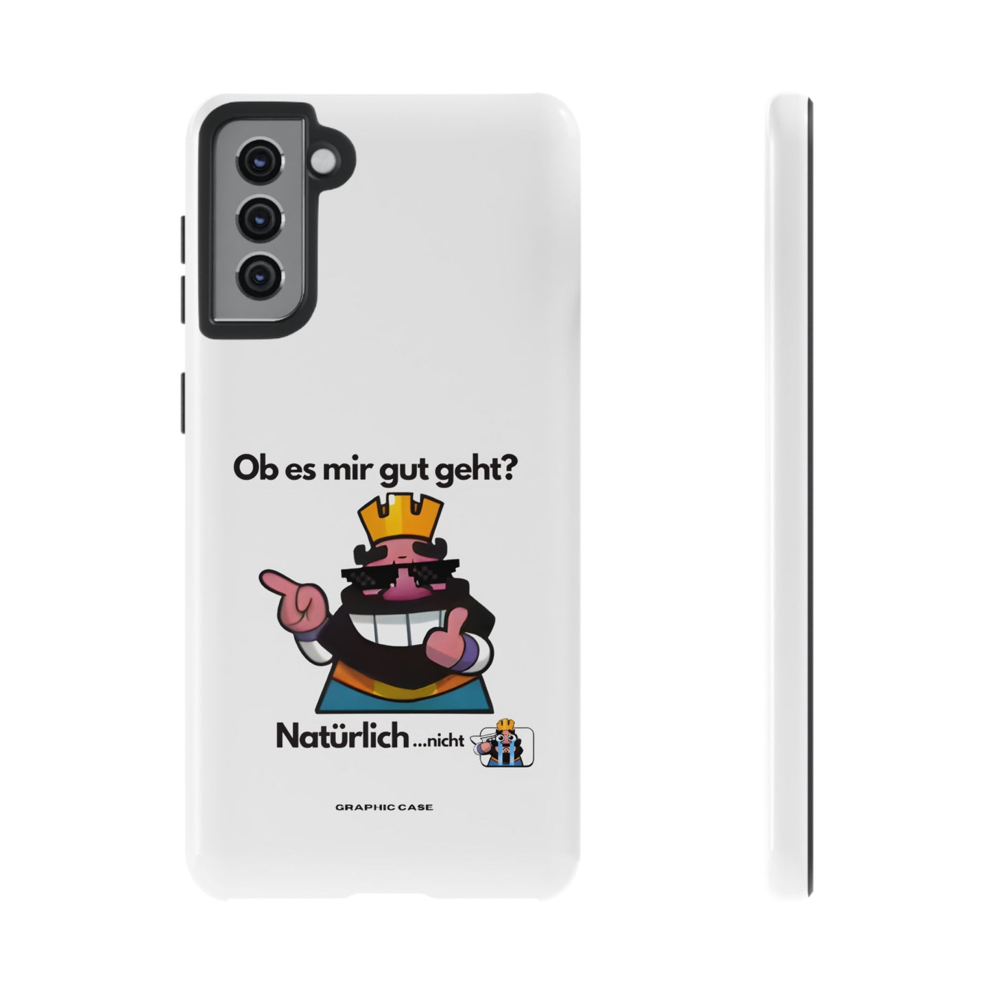 "Ob es mir gut geht?" Premium Quality Phone Case