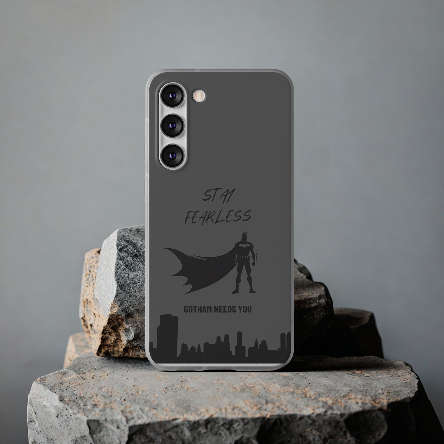 "Stay fearless, Gotham needs you" High Quality Phone Case