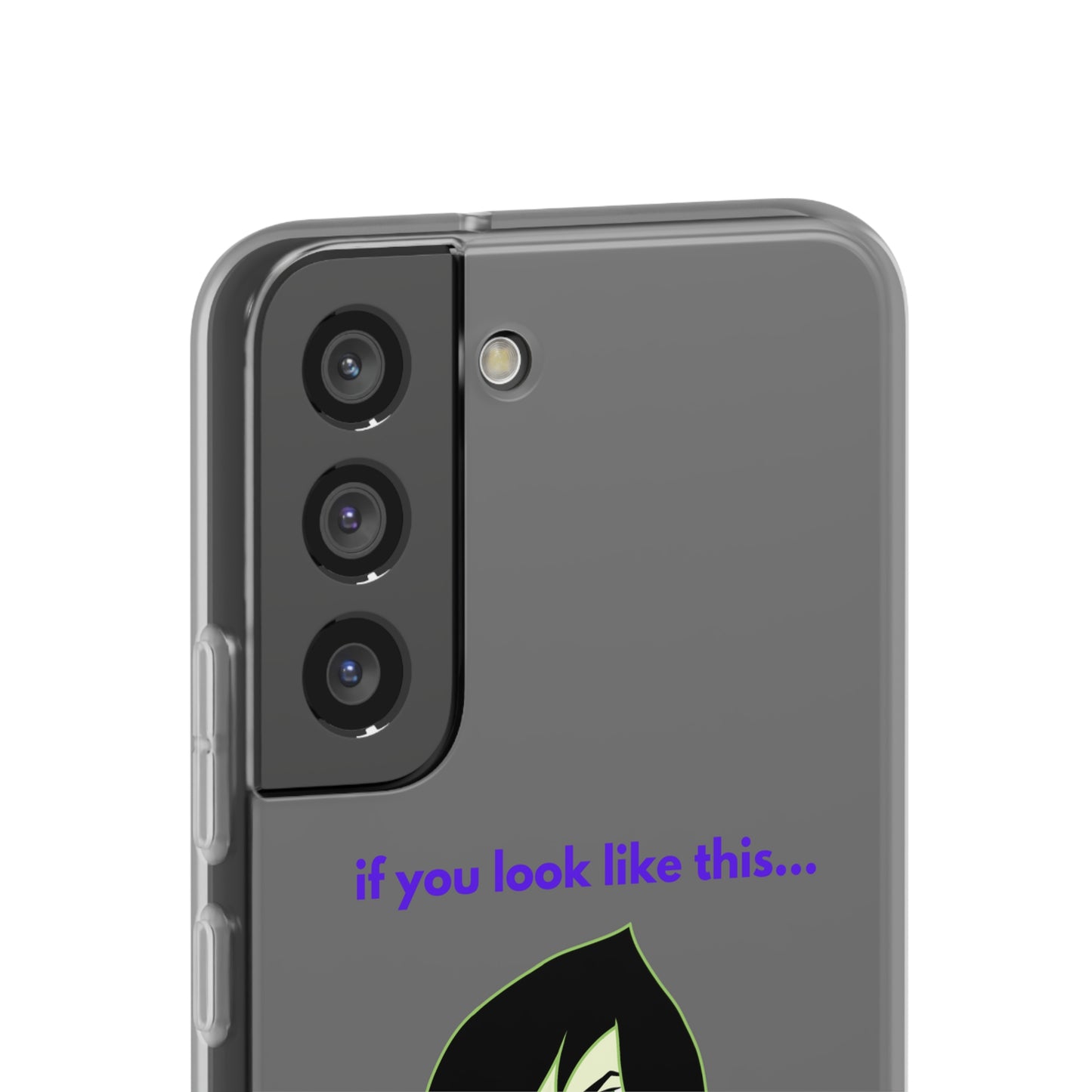 "If you look like this..." High Quality Phone Case