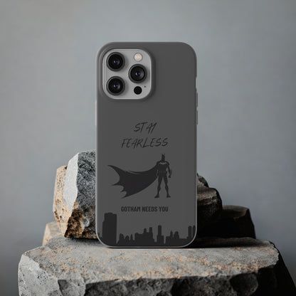 "Stay fearless, Gotham needs you" High Quality Phone Case