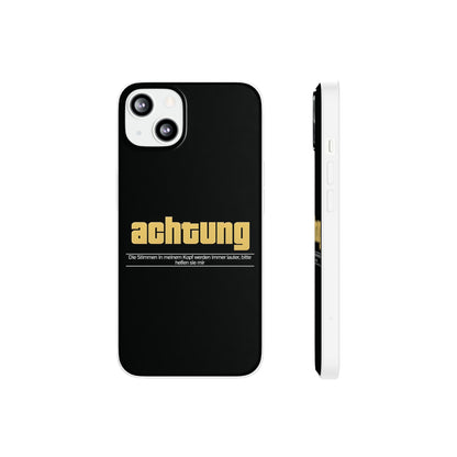 "Achtung (Stimmen)" High Quality Phone Case