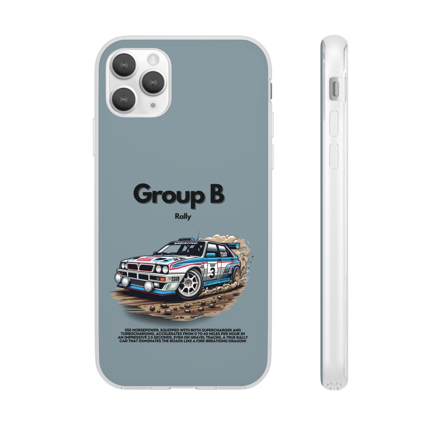 "Group B Rally Delta S4" High Quality Phone Case