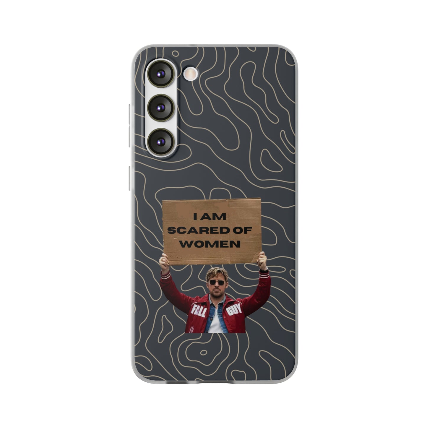 "I am scared of women" High Quality Phone Case