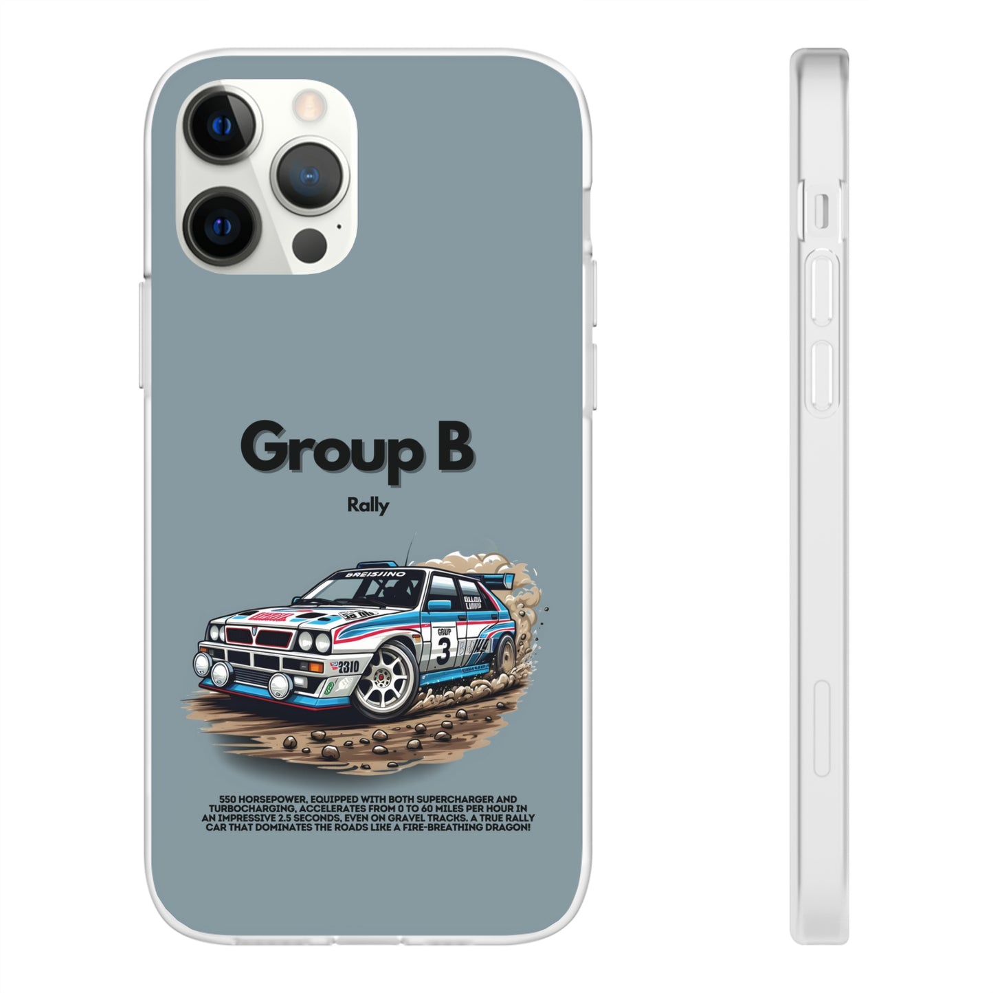 "Group B Rally Delta S4" High Quality Phone Case