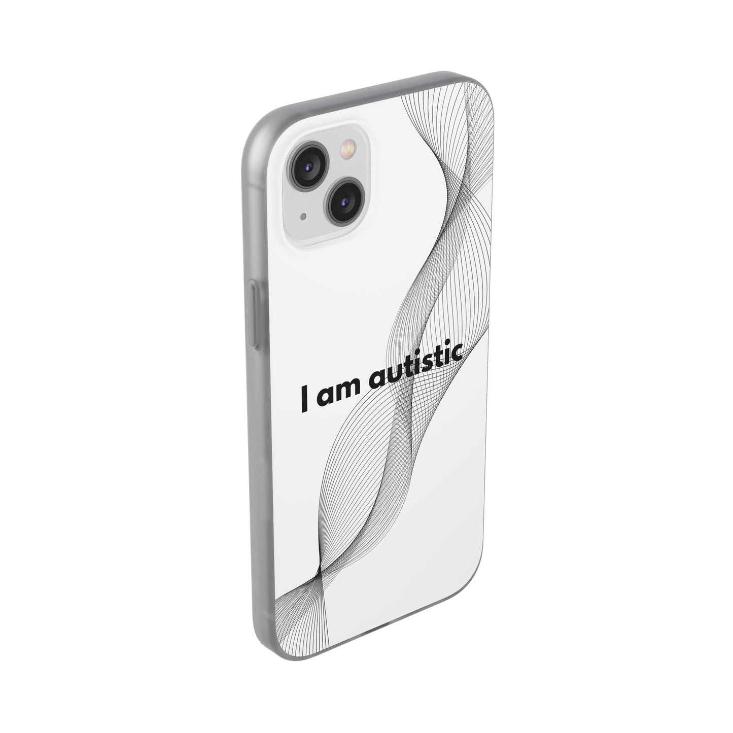 "I am autistic" High Quality Phone Case