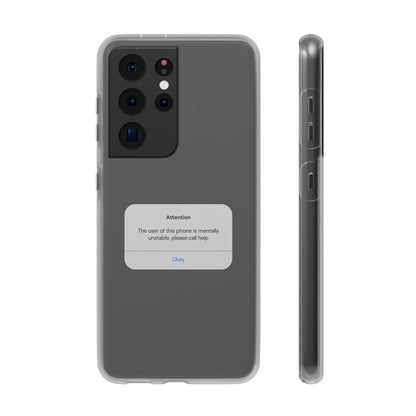 "Attention Notification" High Quality Phone Case