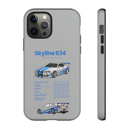 "Skyline R34" Premium Quality Phone Case