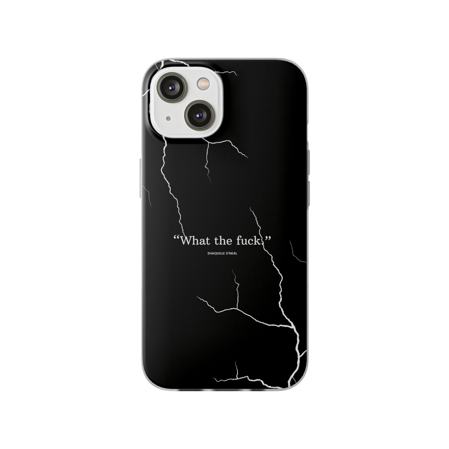 "What the fuck quote" High Quality Phone Case