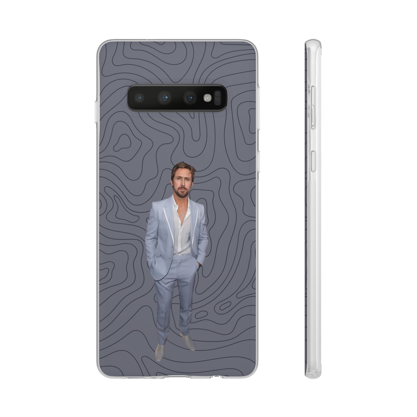 "Ryan Gosling blue" High Quality Phone Case