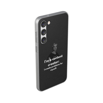 "I'm a content creator" High Quality Phone Case