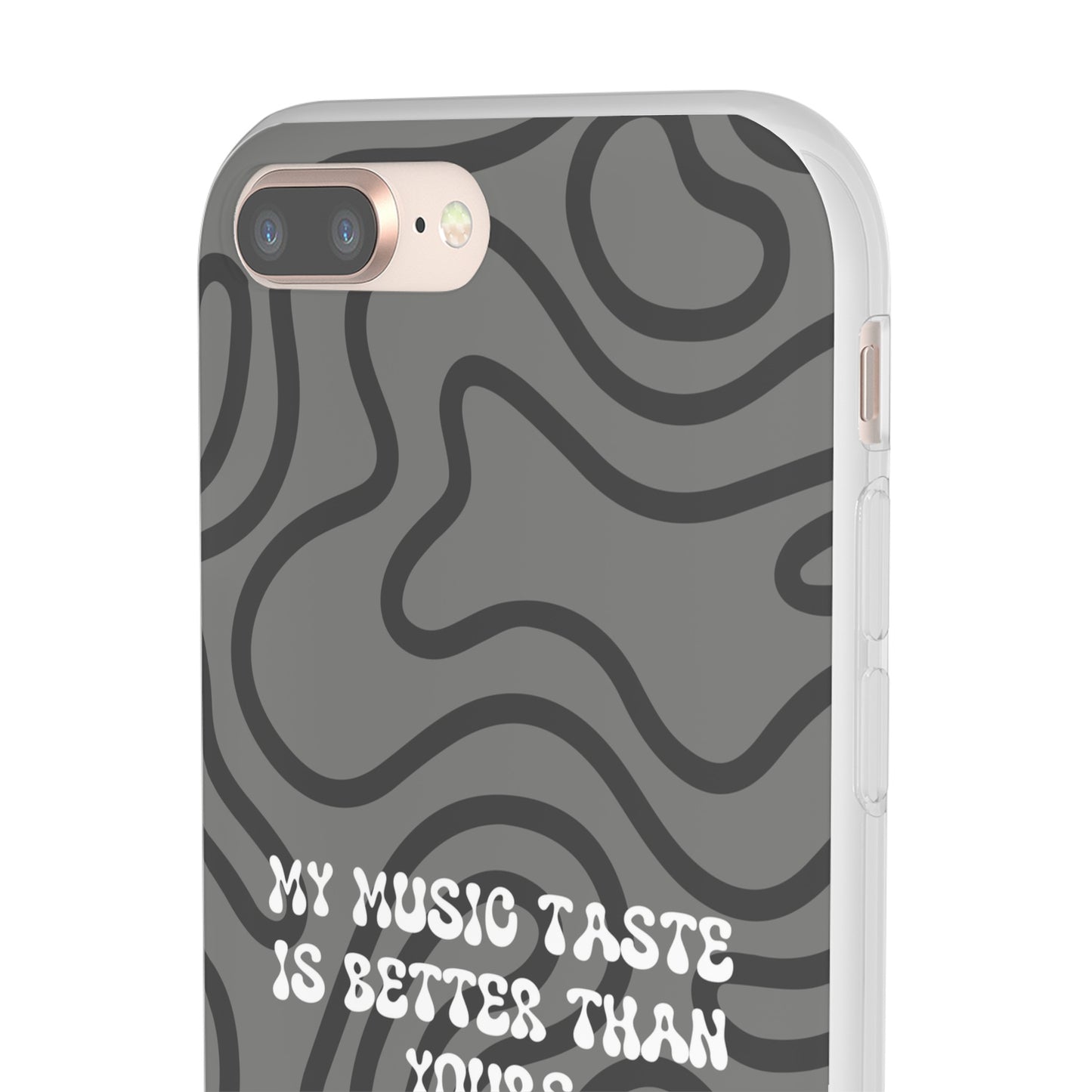 "My music taste is better than yours" High Quality Phone Case