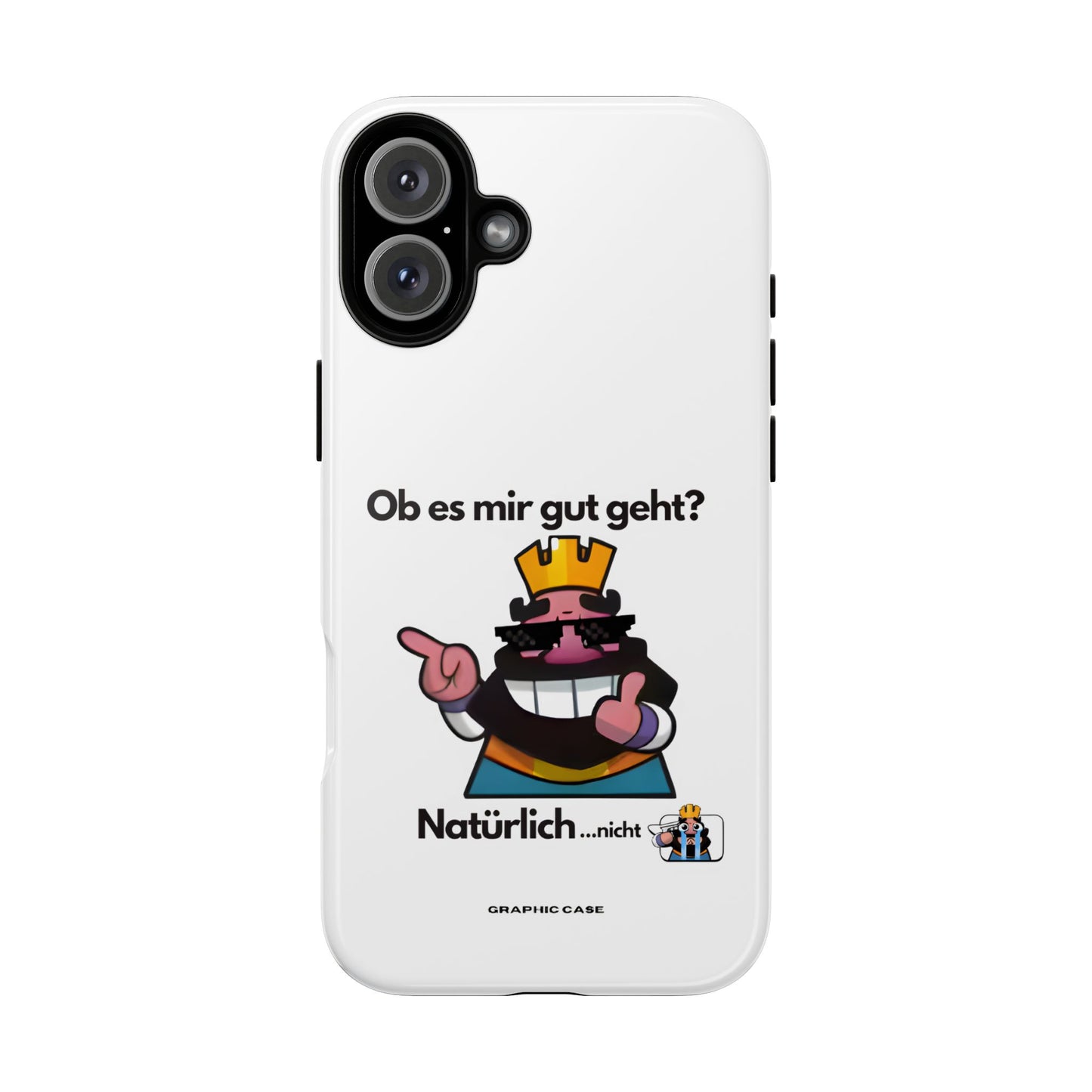 "Ob es mir gut geht?" Premium Quality Phone Case