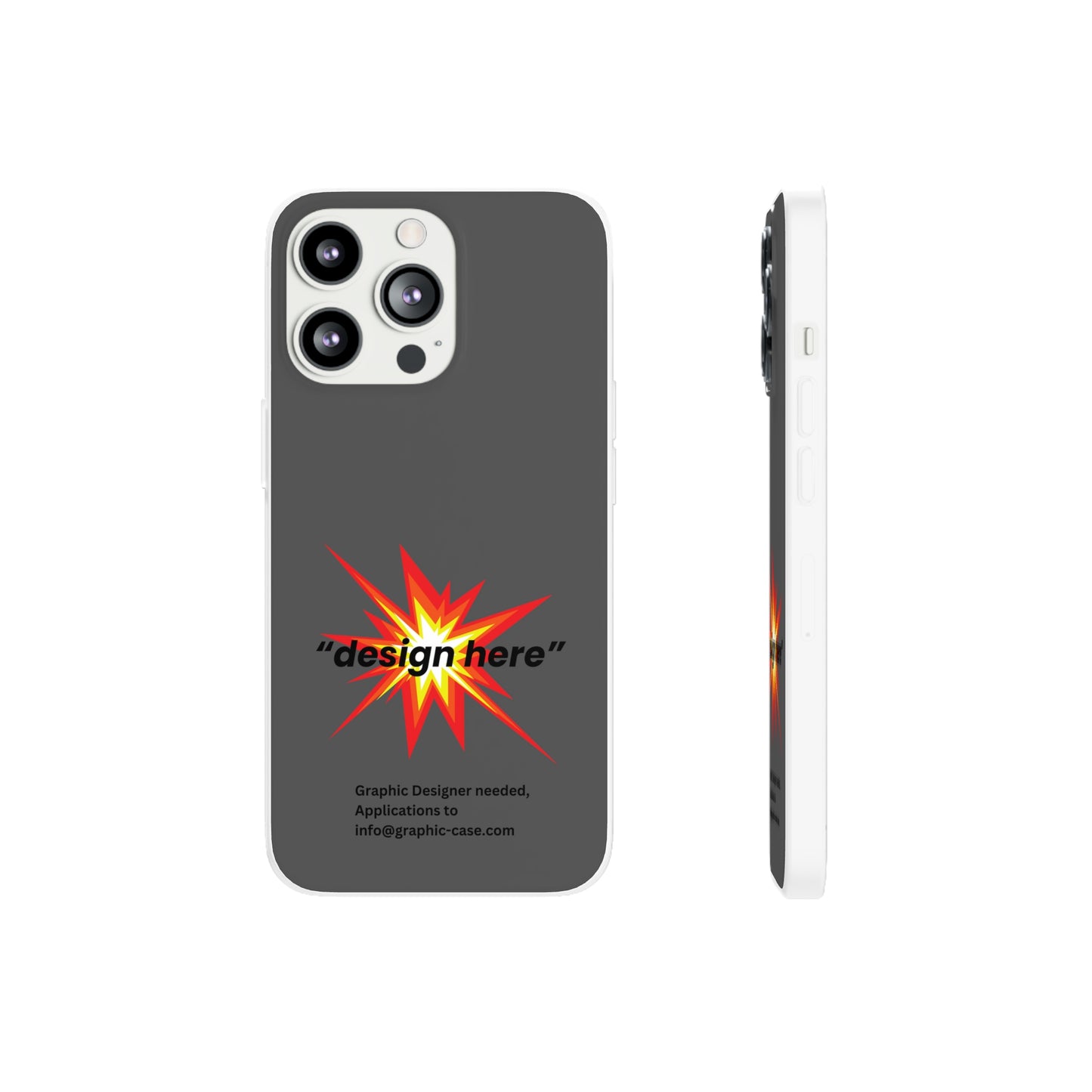 "Design here" High Quality Phone Case